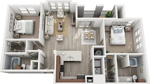 Floor plan B2-A