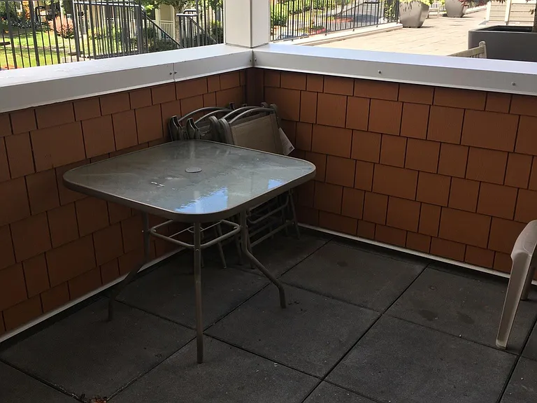Back covered patio