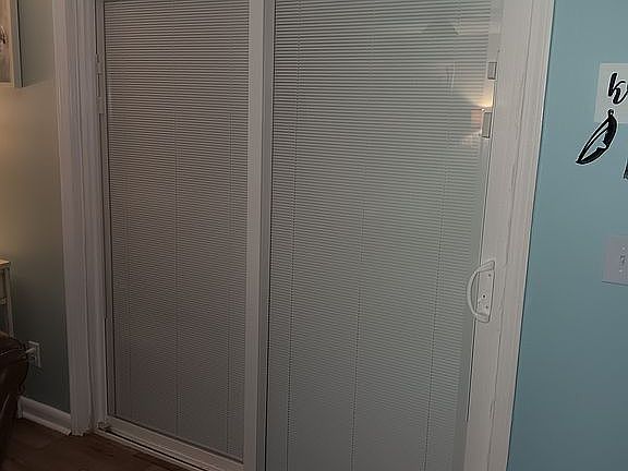 Sliding doors to sun room
