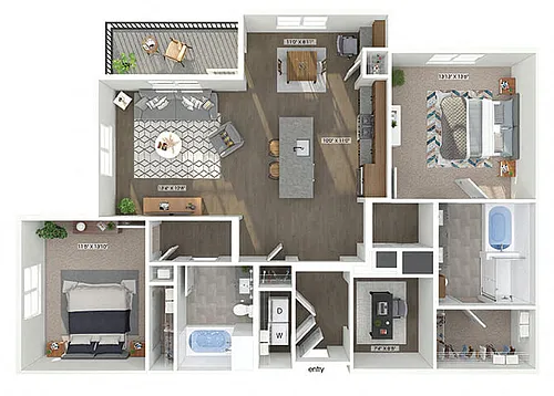Floor plan B4 Den