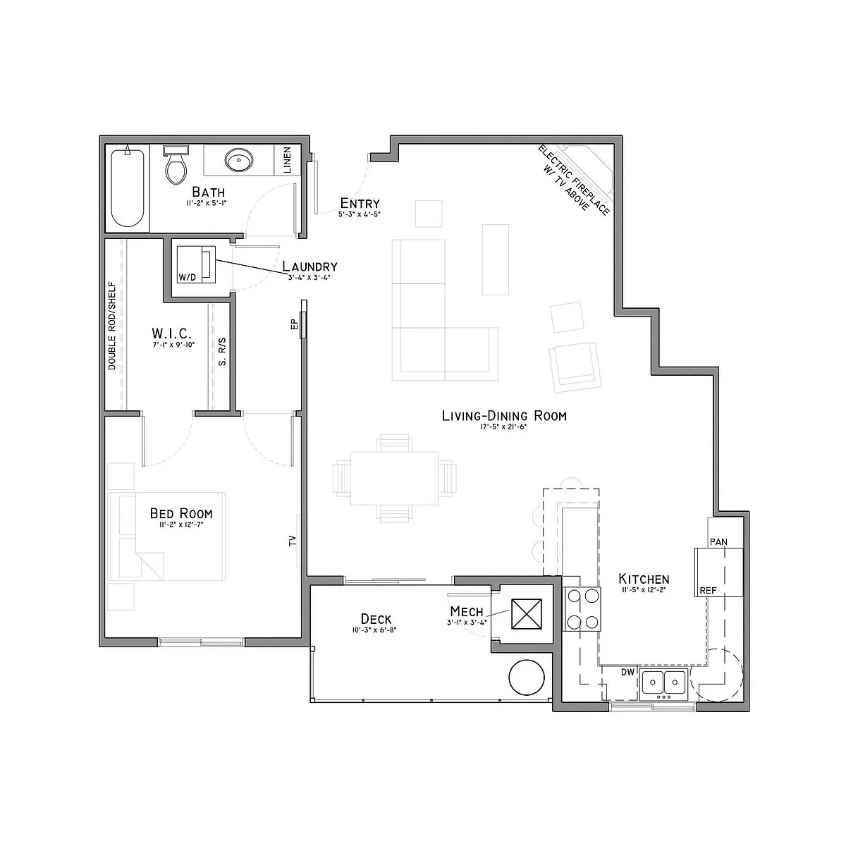Floor plan Monarch (B4-54)