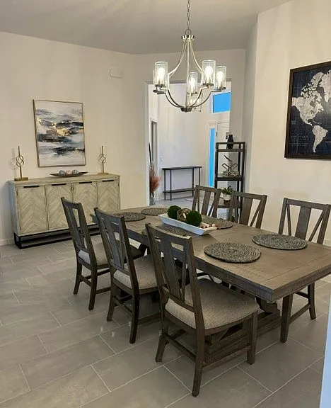 Dining Area looking toward Entry Area