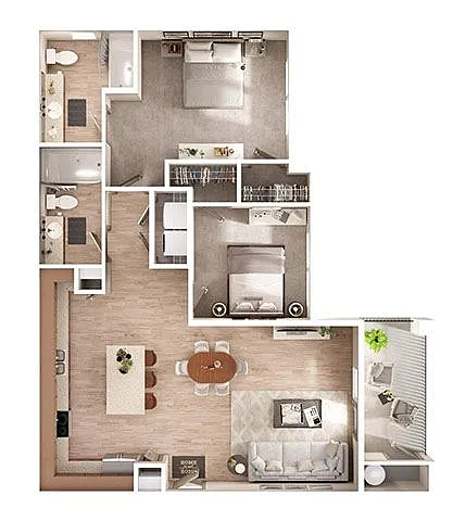 Floor plan B3