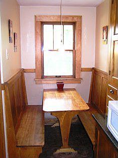 Built-in breakfast nook.