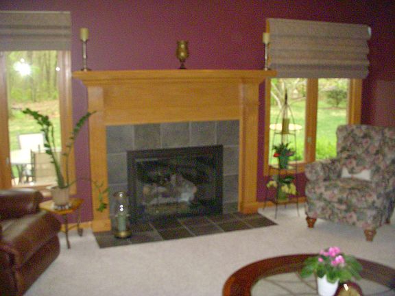 Fireplace in Living Room
