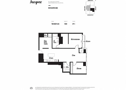 Floor plan 2P-1