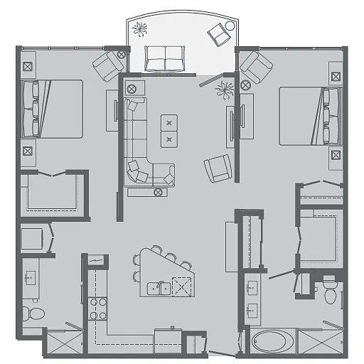 Floor plan G