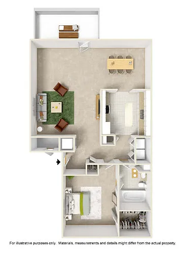 Floor plan A1A Hammond