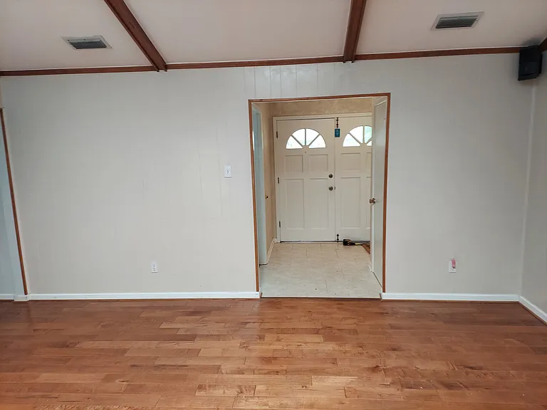 Looking toward the front door