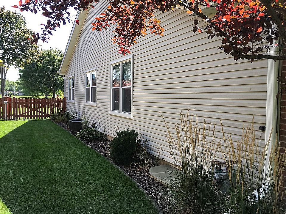 East side of home