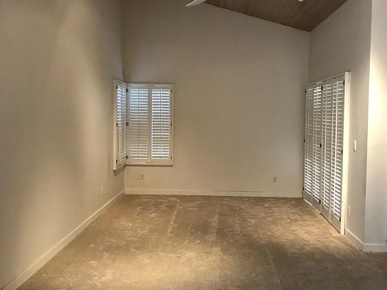 Master bedroom with patio access