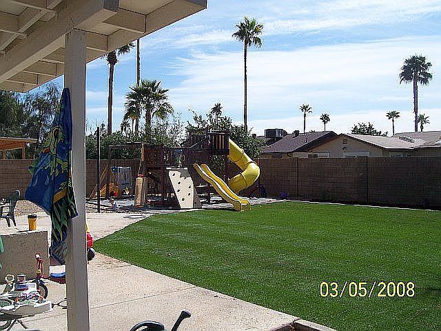 Newly Completed Backyard 2008