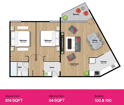 Floor plan 509
