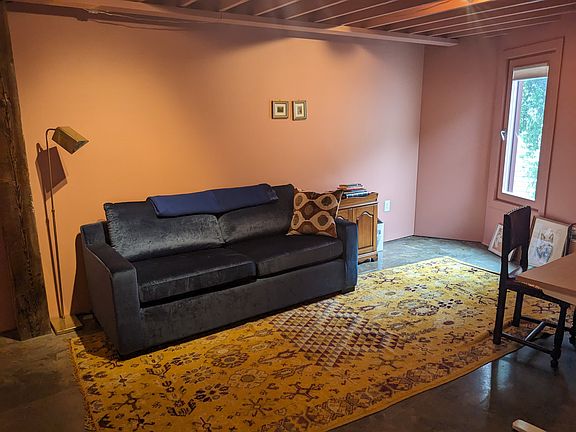 Downstairs bedroom, which I currently use as a study / guestroom with pull-out couch