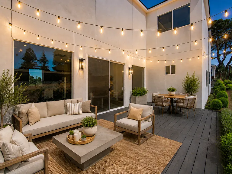 Low maintenance backyard, enjoy indoor / outdoor living