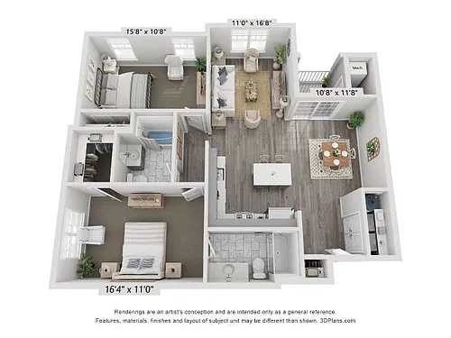 Floor plan 2B2