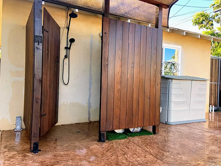 WARM Outdoor Shower