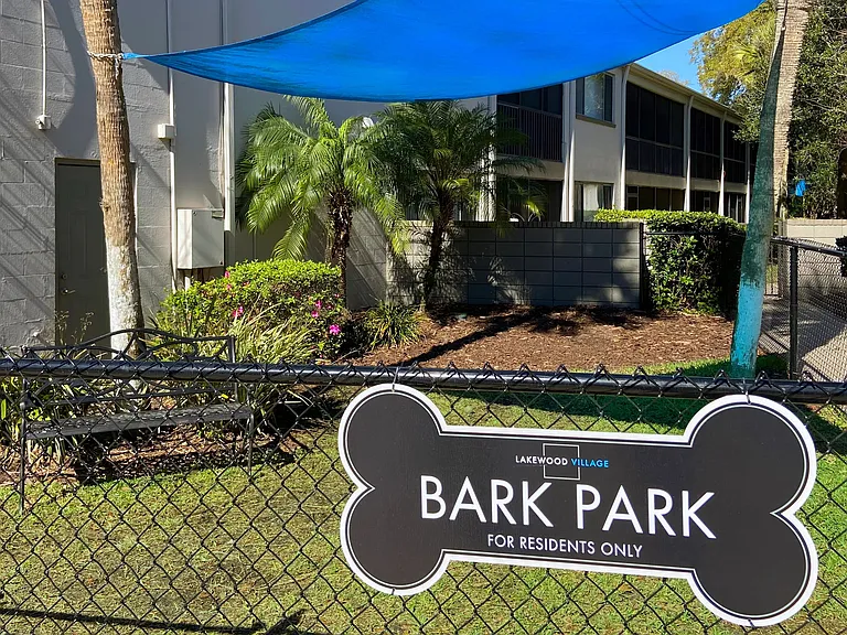 Our pet-friendly community in Jacksonville offers your furry friend a space to get some exercise in our off-leash dog park, a perfect place for playtime.