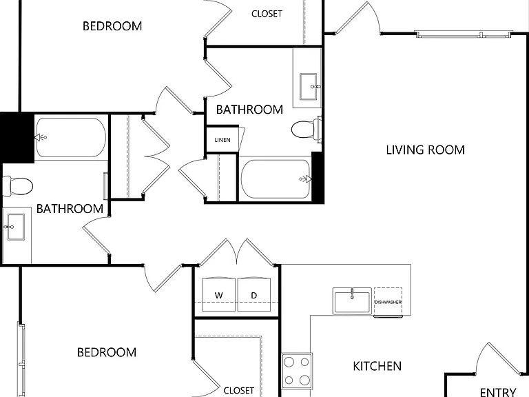 B2 floor plan Allaso Olivine