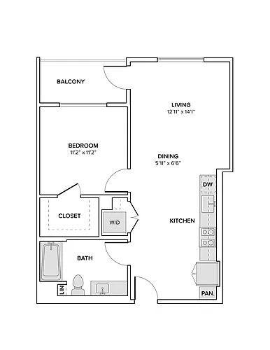Floor plan A01