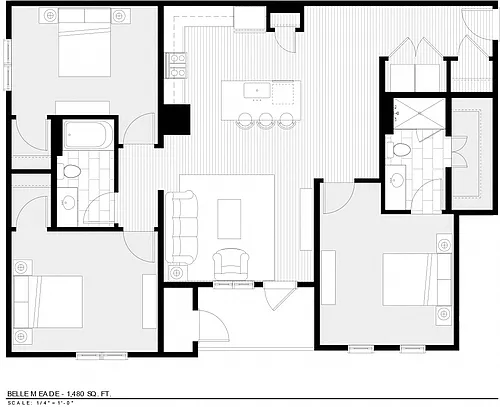 Floor plan 3 Bedroom