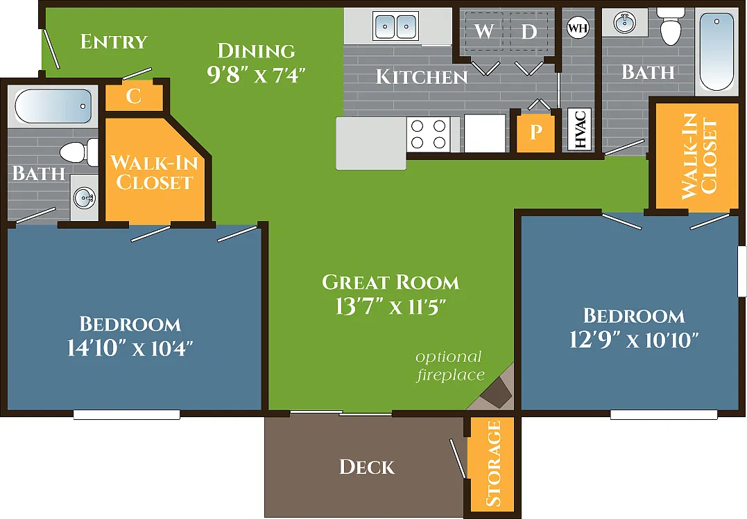 Floor plan Sequoia Renovated