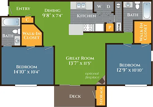 Floor plan Sequoia Renovated