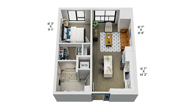 Floor plan B2