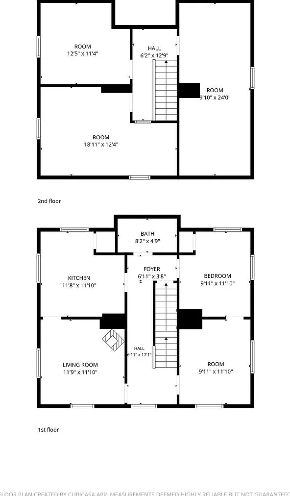 Unique 2-bedroom, 1-bath apartment located on the upper level of a charming Victorian home — Photo 4