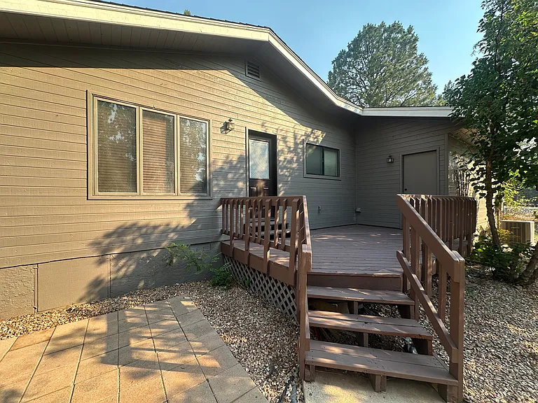 Back porch and patio