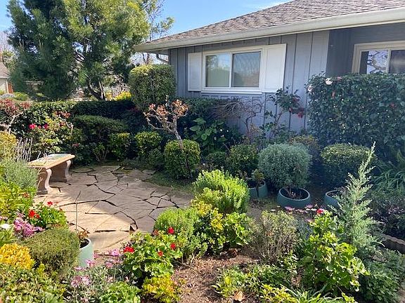 Garden patio outside front door