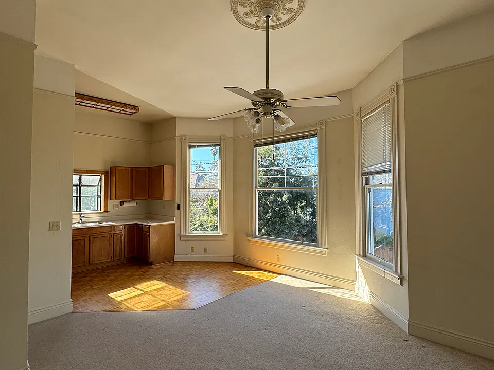 Living room and kitchen