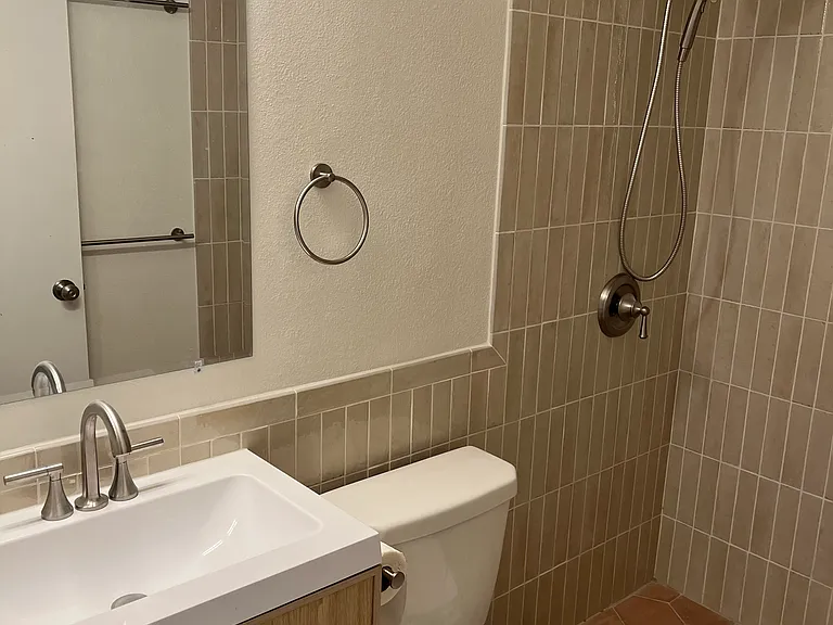 Brand New tiled bathroom