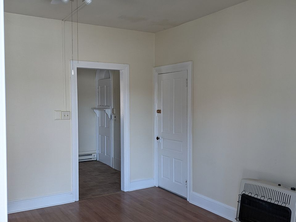 Living room with gas heater