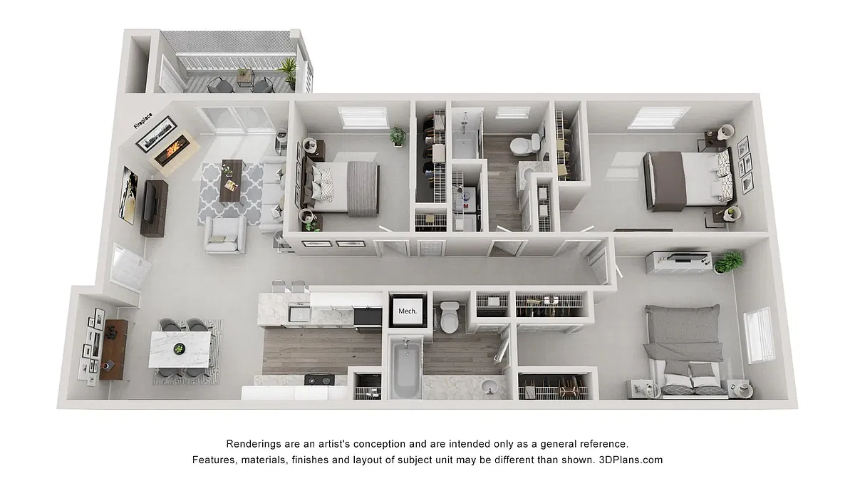 Floor plan The Chestnut Oak