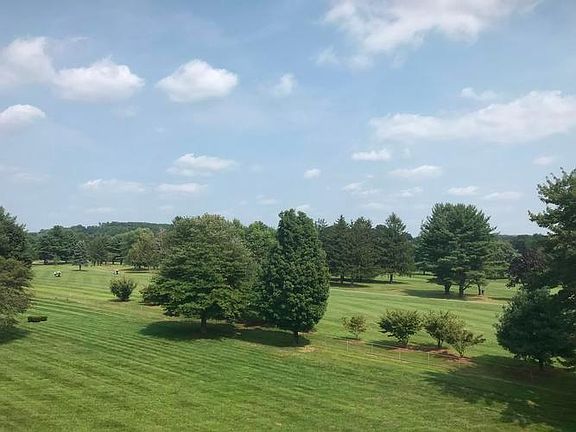 view of golf course out window