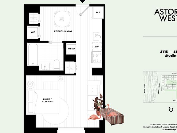 2nd image of 30-77 Vernon Blvd #East411