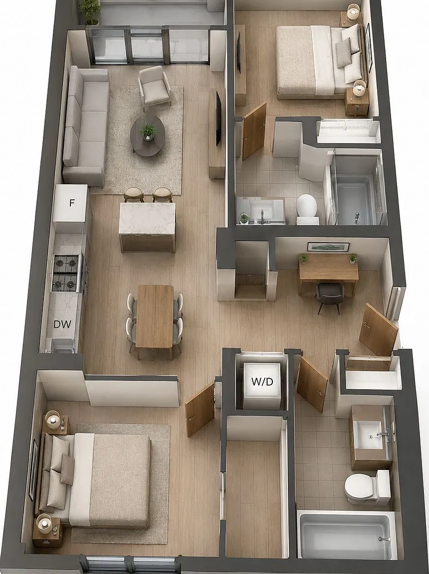 2 bed, $3,000 — Photo 2