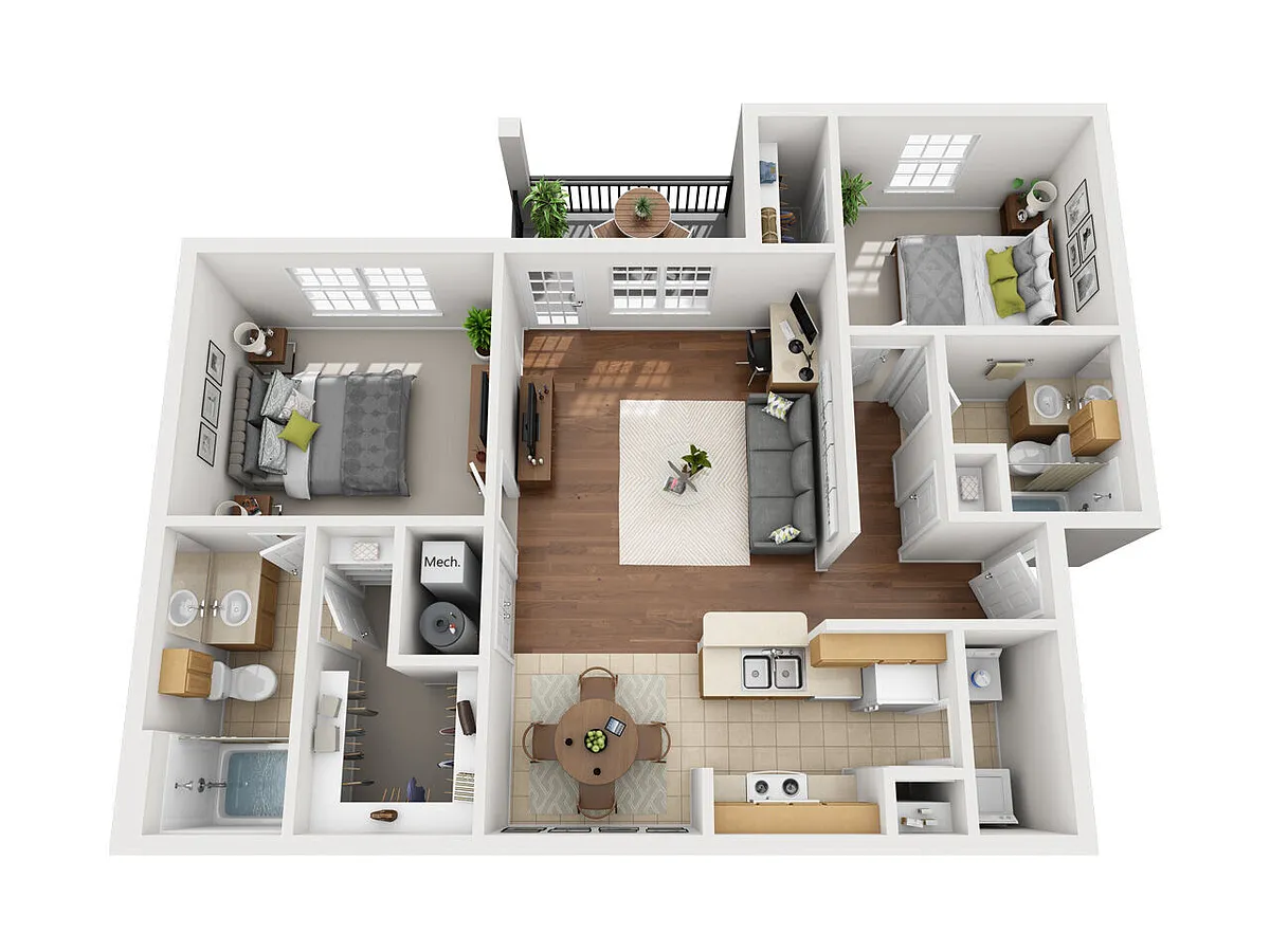 Floor plan B1