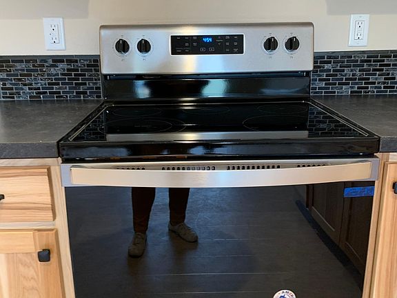 stainless steel stove