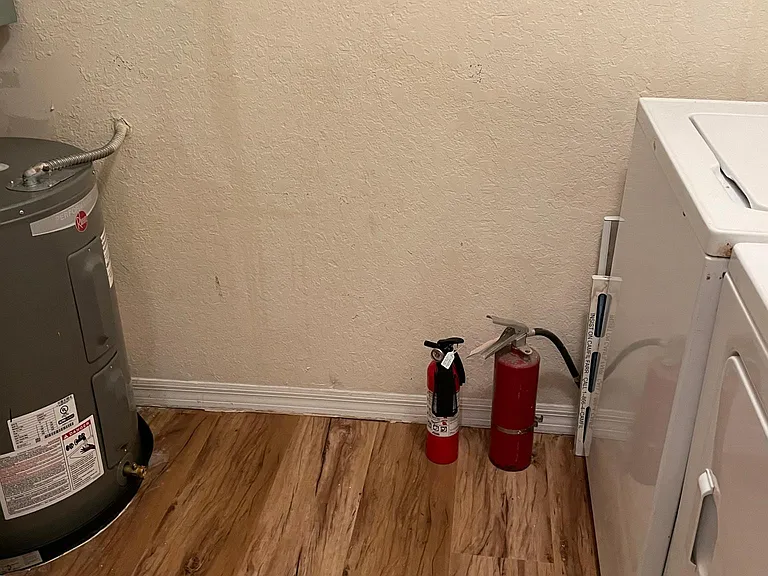 Washer and Dryer Included 
New Water Heater