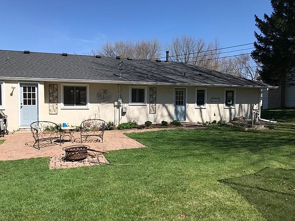 Ample backyard with blooming landscaping!