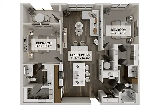 Floor plan Saguaro Retreat (B1G)