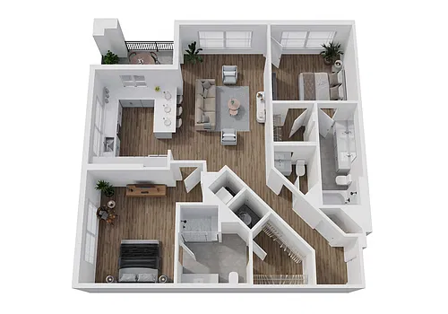 Floor plan 2C