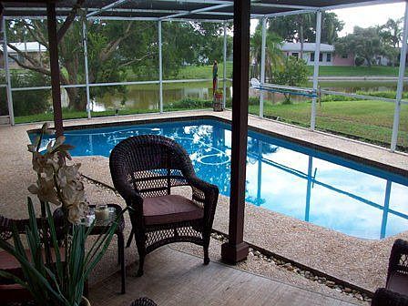 Pool area and Lake Helene