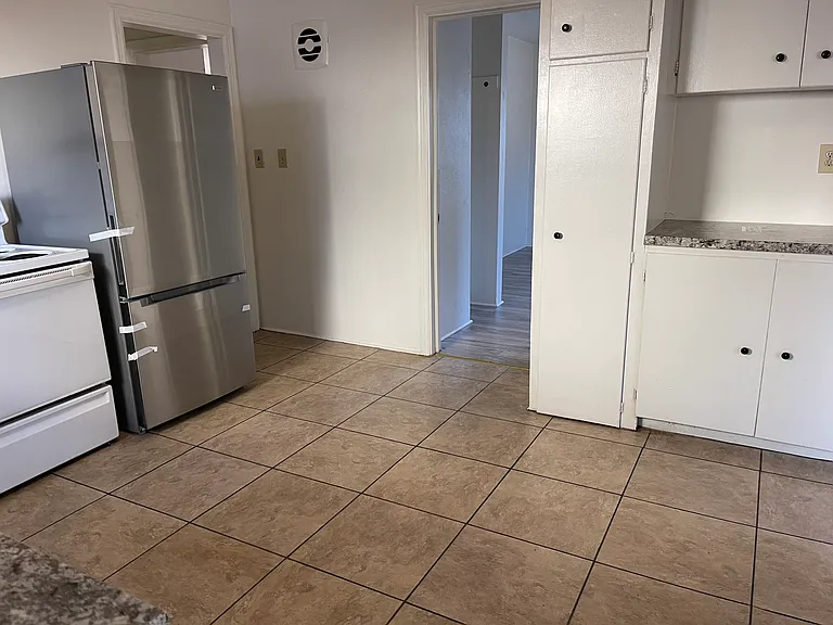 New counter & refrigerator