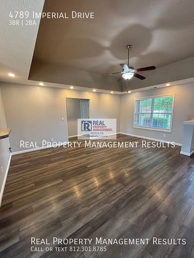 Open-Concept Newburgh Home with Fenced Backyard & Fire Pit — Photo 3