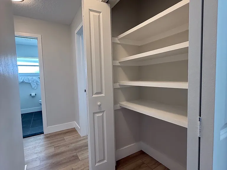 Hallway linen closet