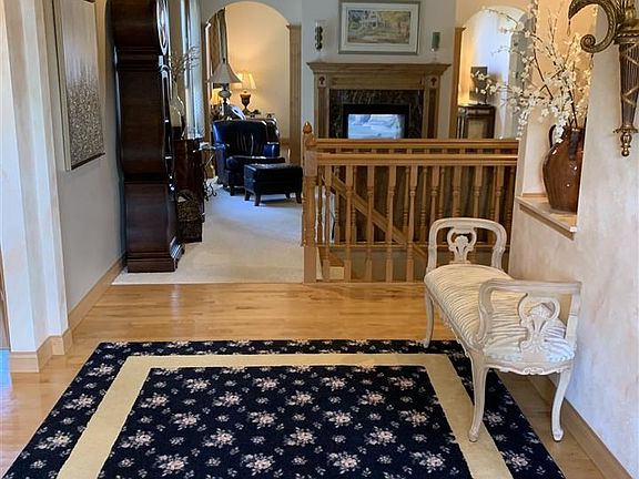 Foyer opens to living room