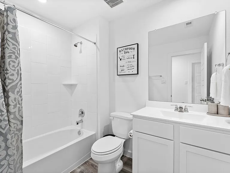 full bathroom on 2nd floor -shared
